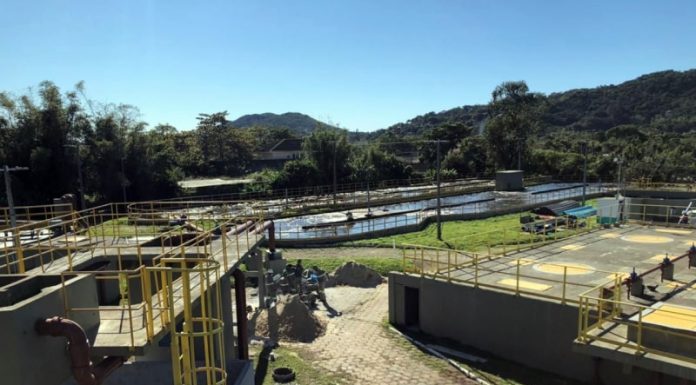Casan promete mais um nível de tratamento na estação da Lagoa da Conceição - foto geral da estação de tratamento