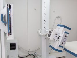 equipamento de raio-x da policlínica de barreiros em são josé