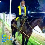 rafael campos foi vítima de homicídio em palhoça em 2021 - na foto ele sorri em cima de cavalo