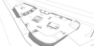 Florianópolis terá a maior pista de skate street construída na Trindade - arte do projeto da pista