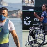 Atletas da Grande Florianópolis contam como se preparam para as Paralimpíadas de Tóquio Atletas da Grande Florianópolis que vão para as Paralímpiadas, do lado esquerdo valdeni júnior e do direito Ymanitu.