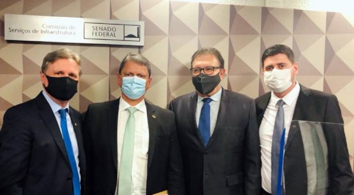 Prefeito Orvino e o vice-prefeito Michel estão em Brasília para participar de audiência pública no Ministério da Infraestrutura