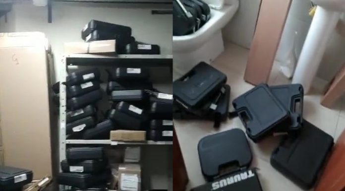 192 pistolas são furtadas de loja de armas em Florianópolis