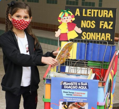 Campanha de arrecadação de livros para Escola Marista de São José