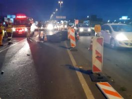 Duas pessoas morrem em acidente de moto na BR-101 em Palhoça