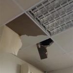 Depois de apagões, Hospital Regional de São José sofre com goteiras