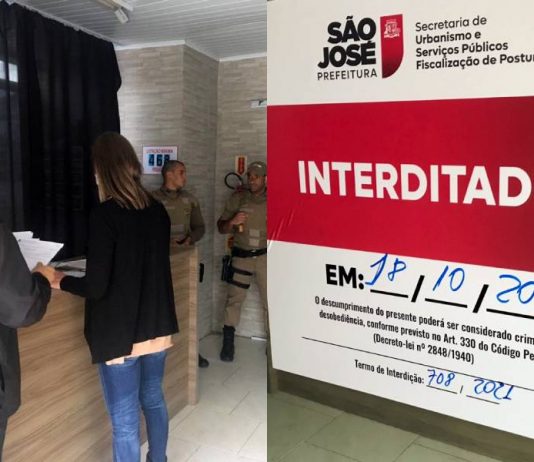 Estabelecimento em Areias é interditado por perturbação do sossego