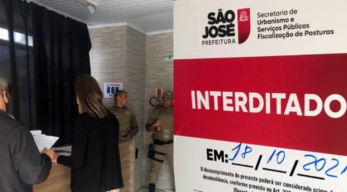 Estabelecimento em Areias é interditado por perturbação do sossego