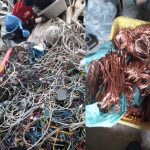 Em Florianópolis houve apreensão de 300kg de cobre
