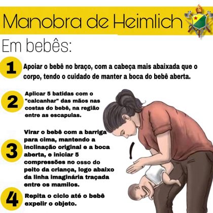 Manobra de Heimlich em bebês