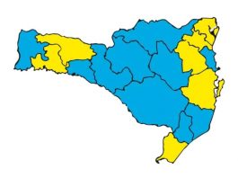 Vacinação consolida 10 regiões em menor risco à Covid em SC Vacinação consolida 10 regiões em menor risco à Covid em SC