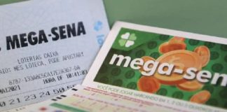 loteria da mega-sena - cartões de aposta