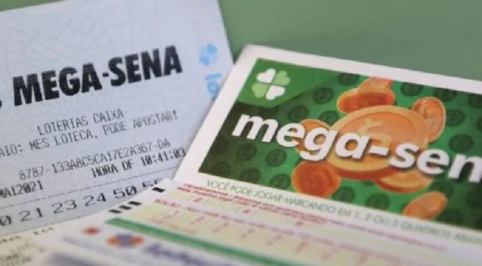 loteria da mega-sena - cartões de aposta