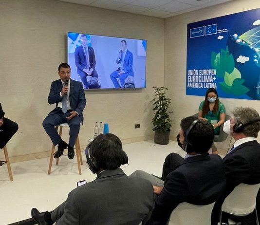 Na Escócia, Carlos Moisés cobra colaboração europeia para recuperar passivo ambiental da exploração carbonífera Fotos: Peterson Paul/Secom