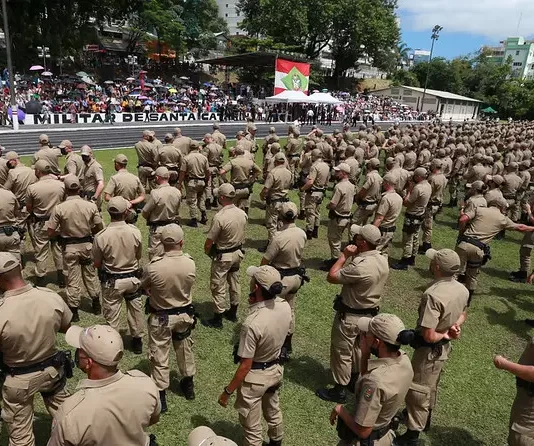 Tropa da PM em Santa Catarina ganha 531 novos soldados Tropa da PM em Santa Catarina ganha 531 novos soldados