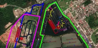 imagem área da lagoa e da área ao lado para permuta - Câmara de São José autoriza permuta para viabilizar desativação de lagoa de Potecas