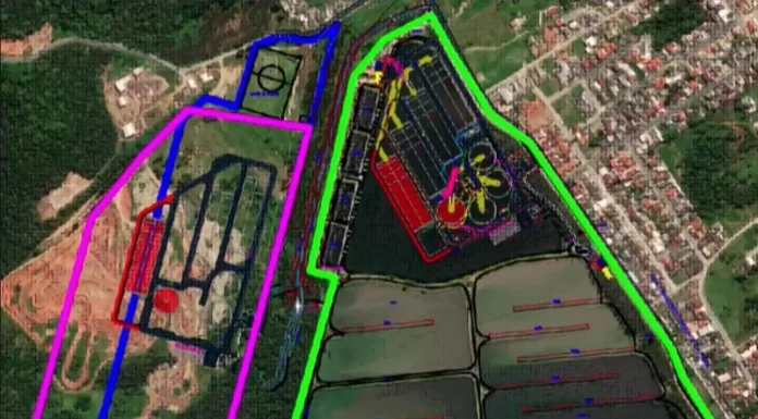 imagem área da lagoa e da área ao lado para permuta - Câmara de São José autoriza permuta para viabilizar desativação de lagoa de Potecas