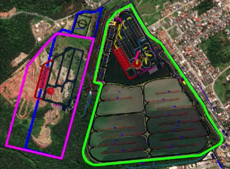 imagem área da lagoa e da área ao lado para permuta - Câmara de São José autoriza permuta para viabilizar desativação de lagoa de Potecas