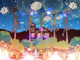 Paisagem da Janela: As Meira observam a praça enfeitada e a caminhãozada em volta paisagem da janela semana 8