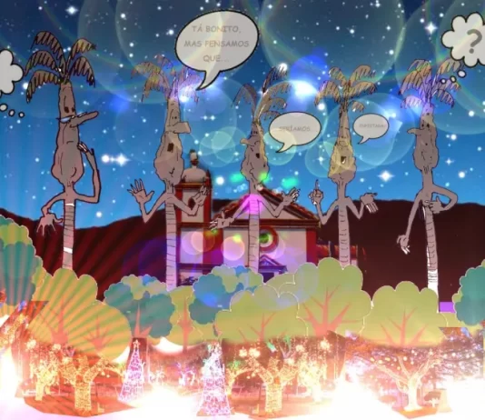 Paisagem da Janela: As Meira observam a praça enfeitada e a caminhãozada em volta paisagem da janela semana 8