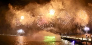 queima de fogos na festa do réveillon em florianópolis está mantida - festas de virada para 2022 em SC