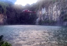 Adolescente desaparece em mergulho no lago da pedreira próximo ao Bosque das Mansões, em São José