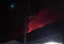 incêndio no bairro Saudade, em Biguaçu