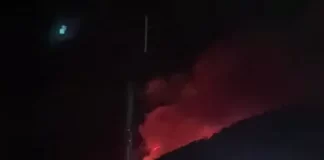 incêndio no bairro Saudade, em Biguaçu