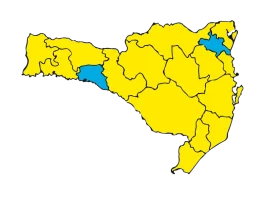 15 regiões de Santa Catarina estão em risco alto à Covid Impacto da ômicron: 15 regiões de Santa Catarina estão em risco alto à Covid