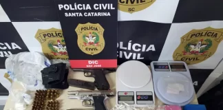Líder do tráfico na Vila Formosa, em São José, é preso pela Polícia Civil