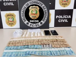 Traficante de cocaína é preso nos Ingleses Traficante de cocaína é preso nos Ingleses