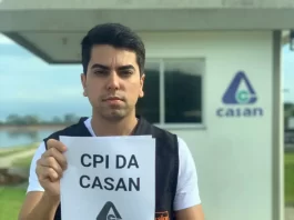 Vereador de São José pede abertura de CPI da Casan