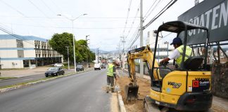 Iniciada a implantação de ciclovia na Ivo Silveira