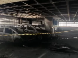 Dois carros são destruídos em incêndio em Campinas, São José