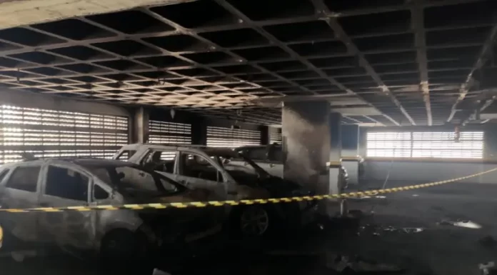 Dois carros são destruídos em incêndio em Campinas, São José
