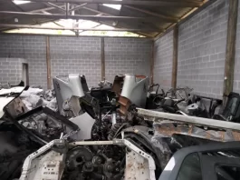 Investigação de desmanche em Palhoça levou à localização de mais um galpão em Santo Amaro da Imperatriz