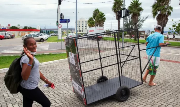 novos carrinhos para catadores de recicláveis em são josé