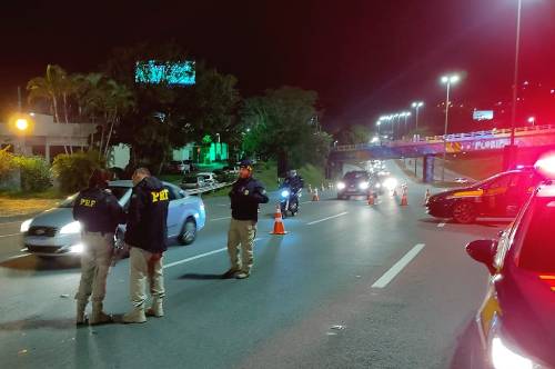PRF flagra mais de 100 motoristas embriagados final de semana nas rodovias federais catarinenses