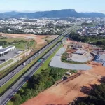 intersecção do contorno viário com a br-101 em Palhoça