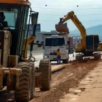 Obra de duplicação com dinheiro do Estado na BR-470 em Navegantes