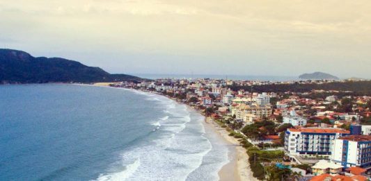 canto sul da praia de ingleses