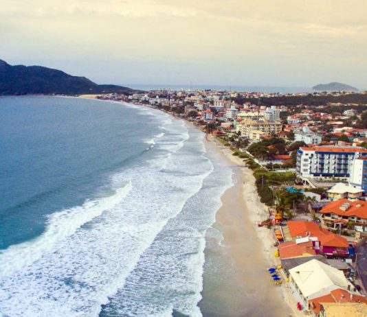 canto sul da praia de ingleses