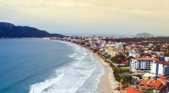 canto sul da praia de ingleses