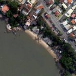 praia do Curtume no bairro José Mendes, em Florianópolis