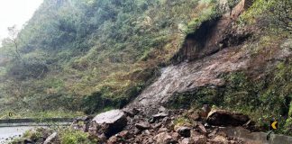 queda de barreira na rodovia serra do rio do rastro