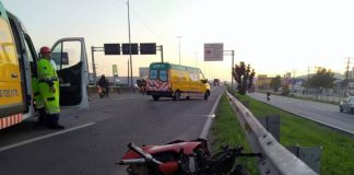 Motociclista morre em acidente na BR-101 em Palhoça