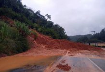 Situação das estradas em Santa Catarina