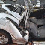 Homem foi esmagado dentro de carro em Piçarras com desabamento de muro