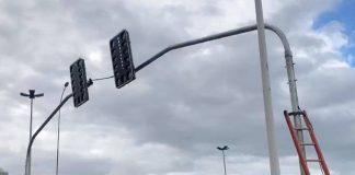 Instalado semáforo em frente os clubes de remo
