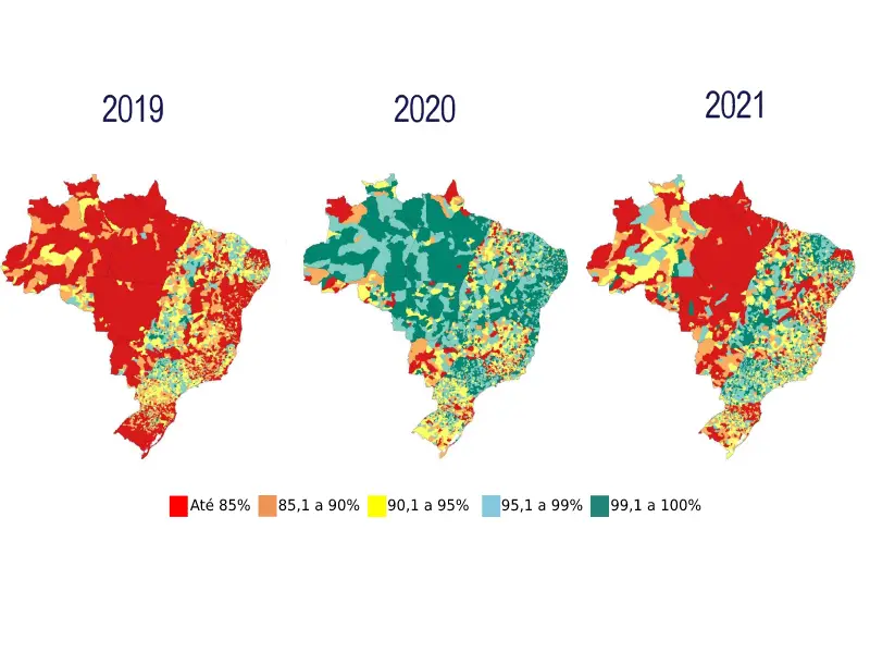 Cenário do Ideb 2021 mostra taxas de aprovação por território